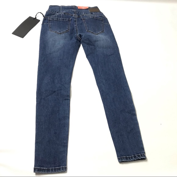 It'z Me U.S.A. Jeans Denim Juniors 3 High Rise - Picture 2 of 4
